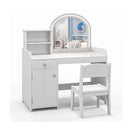 Makeup Table And Chair Set With Acrylic Mirror And 2 Colour Led Lights