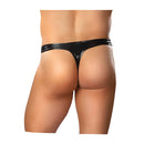 Male Power Bong Clip Thong Black