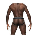 Male Power Modal Rib Jock Black