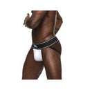 Male Power Modal Rib Jock White