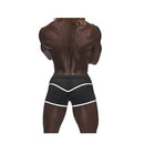 Male Power Sport Mesh Mini Short Black