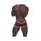 Male Power Sport Mesh Mini Short Burgundy