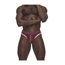 Male Power Sport Mesh Thong Burgundy