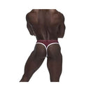 Male Power Sport Mesh Thong Burgundy