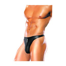 Male Power Zipper Thong Black