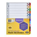 Marbig Indices And Dividers 1 To 12 Tab Reinforced A4
