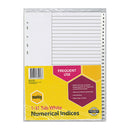 Marbig Indices And Dividers 1 To 31 Tab Polypropylene A4