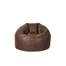 Bean Bag Chair Cover Pu Couch Brown