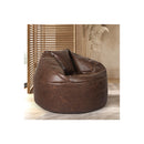 Bean Bag Chair Cover Pu Couch Brown