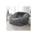 Bean Bag Chair Cover Soft Velvet Dark Grey