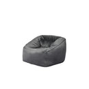 Bean Bag Chair Cover Soft Velvet Dark Grey