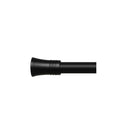 Double Curtain Rod Steel Pole Pommel Set Extendable Adjustable