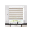 Blackout Zebra Roller Blind Curtains White