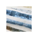 Floor Rug Short Pile Washable Carpet Soft Plush Non Slip Stripe