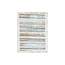 Floor Rug Short Pile Washable Carpet Soft Plush Non Slip Stripe