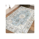 Floor Rug Short Pile Washable Vintage Carpet Plush Non Slip 160X120Cm