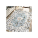 Floor Rug Short Pile Washable Vintage Carpet Soft Plush Non Slip