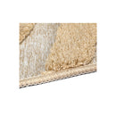 Floor Rug Soft Embossed Carpet Non Slip Plush Shaggy Leaf Pattern