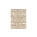 Floor Rug Soft Embossed Carpet Non Slip Plush Shaggy Leaf Pattern
