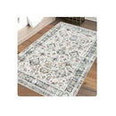 Floor Rug Vintage Short Pile Washable Carpet Soft Plush Non Slip 160 120