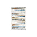 Floor Rug Short Pile Washable Carpet Soft Plush Non Slip Stripe