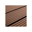 10X Floor Tiles Plastic Decking Coffee