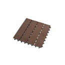 10X Floor Tiles Plastic Decking Coffee