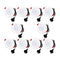 Mars 10 Pack Dimmable 10W Cct Led Downlight