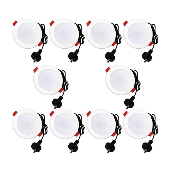 Mars 10 Pack Dimmable 10W Cct Led Downlight