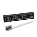 Marvis White Toothbrush With Nylon Medium Bristles