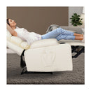 Massage Recliner Chair Celina Cream