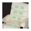 Massage Recliner Chair Celina Cream