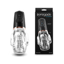 Renegade Avenger Clear Black Usb Rechargeable Sucking Masturbator