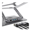 mbeat Stage S12 Rotating Laptop Stand With Usb C Docking Station
