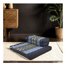 Meditation Cushion And Seating Block Set Blue Elephant