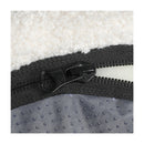Medium Orthopedic Dog Bed With Sherpa Plush Removable Cover