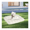 Medium Orthopedic Dog Bed With Sherpa Plush Removable Cover