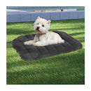 Medium Orthopedic Dog Bed With Sherpa Plush Removable Cover