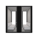 Meeting Pod Double Black