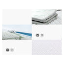 Memory Foam Mattress Topper Bamboo Cover 5Cm