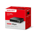 Mercusys Ms105Gs 5 Port Gigabit Desktop Switch 5×10 100 1000 Mbps Rj45