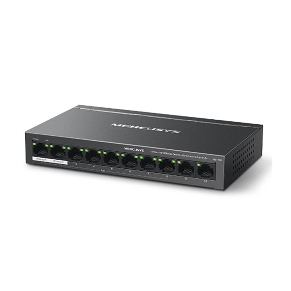Mercusys Ms110P 10 Port 100Mbps Desktop Switch With 8 Port