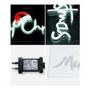 Merry Christmas Sign Light Led Motif Rope Lights 76Cm