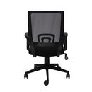 Mesh Home Office Meeting Chair With Lumbar Support Black