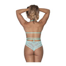 Mesh And Lace Teddy Turquoise