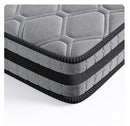 Metal Bed Frame Mattress Base Set Wood Queen