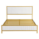 Metal Bed Frame Under Bed Storage Beige