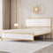 Metal Bed Frame Under Bed Storage Beige