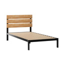 Metal Bed Frame With Headboard Minimalist Mattress Base Platform