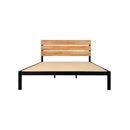 Metal Bed Frame With Headboard Minimalist Mattress Base Platform